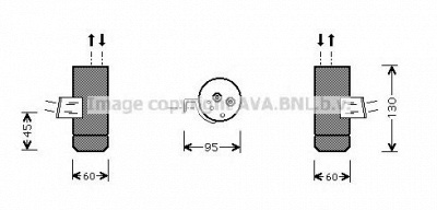 AVA QUALITY COOLING msd292 -  Осушитель, кондиционер